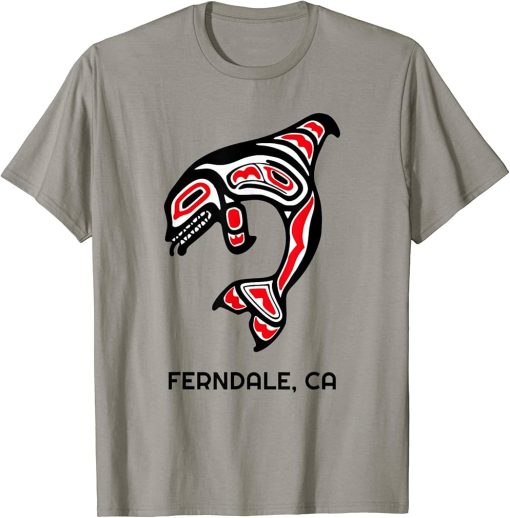 Ferndale, California Native American Orca Killer Whales Gift T-Shirt